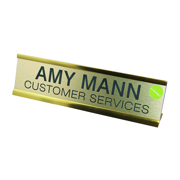 Q-Connect Voucher for Custom Door or Name Plate 250x50mm KF71442