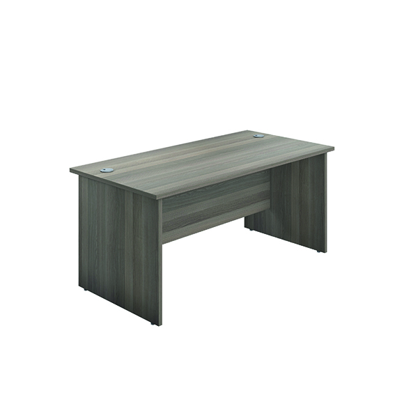 Rectangular Desks Jemini Rectangular Panel End Desk 1200x800mm Grey Oak KF804352