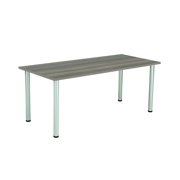 Jemini Grey Oak 1800x800mm Rectangular Meeting Table KF840197