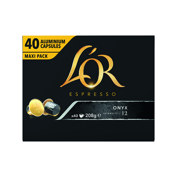 Coffee L'Or Nespresso Onyx Capsules (40 Pack) 4019265