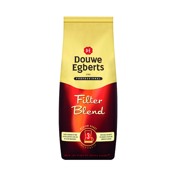Coffee Douwe Egberts Filter Blend Roast and Ground Coffee 1kg 536600