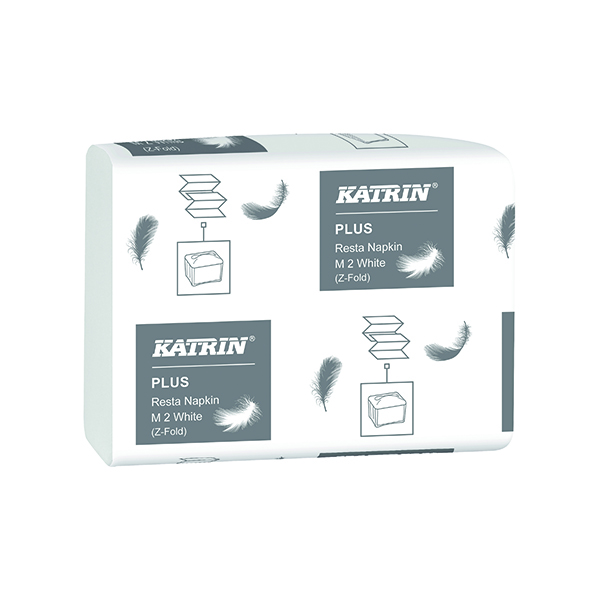 Katrin Resta Napkin M2 2-Ply White 140 Sheet (15 Pack) 31474