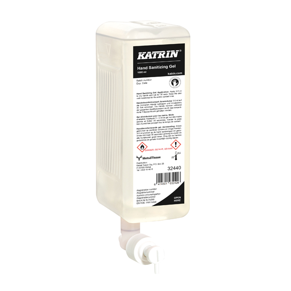 Katrin Sanitising Hand Gel 1 Litre (6 Pack) 32440