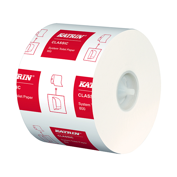 Toilet Tissue & Dispensers Katrin Classic Toilet Roll 2-Ply 800 Sheets (36 Pack) 156005