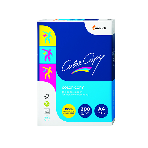 Color Copy A4 White Paper 200gsm (250 Pack) CCW0325