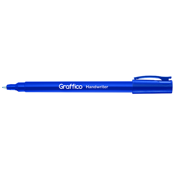 Graffico Handwriter Fineliner Pen Blue (200 Pack) 31262/200