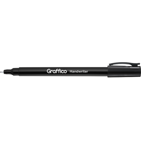Fineliner Pens Graffico Handwriter Fineliner Pen Black (12 Pack) 31261/12