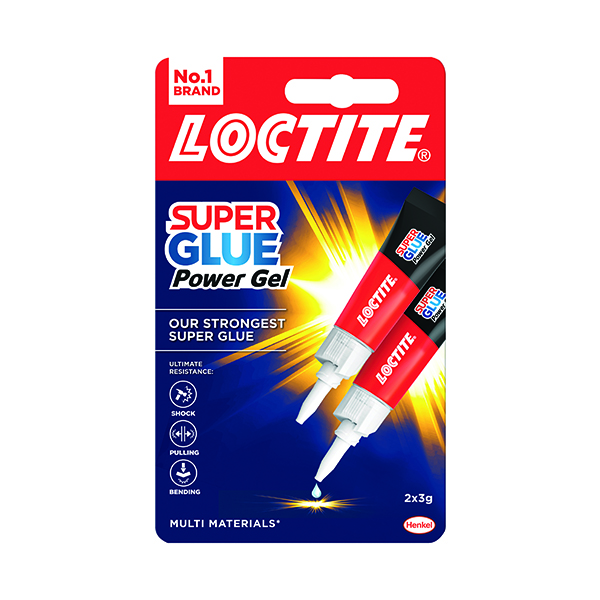 Loctite Super Glue Power Flex Gel 3g (2 Pack) 2560191