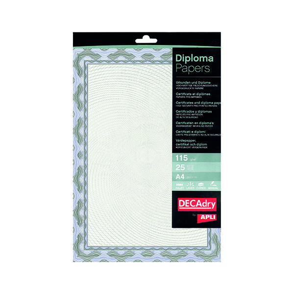 Decadry Blue Parchment Paper (100 Pack) PCL1686 LX16255 Craigavon