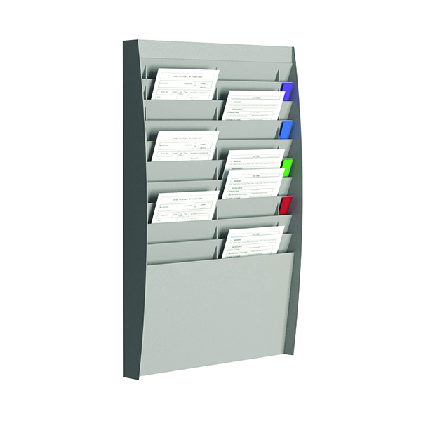 Fast Paper A4 Document Control Panel 20 Compartments Grey V210.02