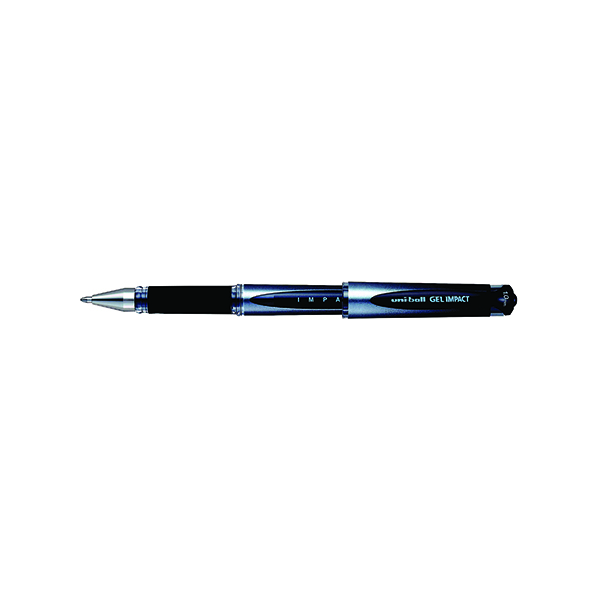 Uni-Ball Gel Impact 1.0mm Black Rollerball Pen (12 Pack) 9006050