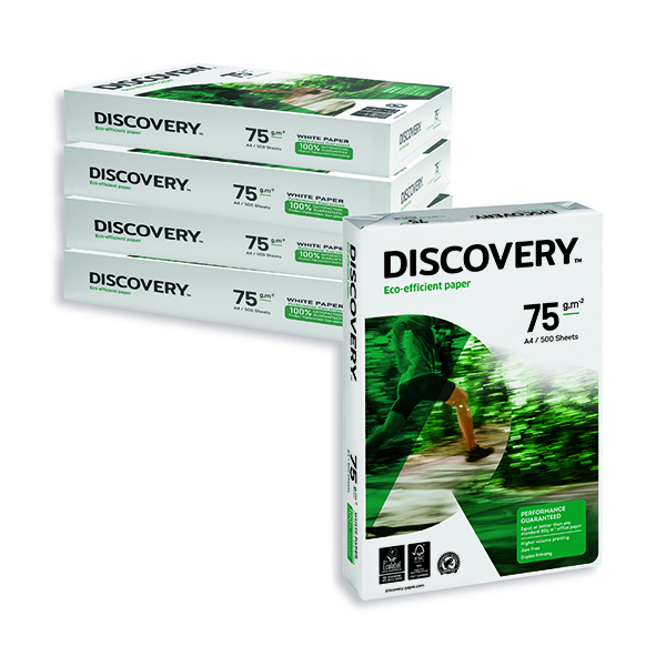 Discovery A4 White Paper 75gsm (2500 Pack) 59908 