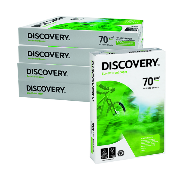 Discovery A4 White Paper 75gsm (2500 Pack) 59908 MO00706 Craigavon