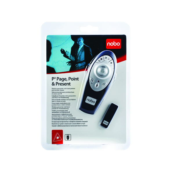 Remotes / Pointers Nobo P3 Page Point and Present Laser Pointer Dark Blue 1902390