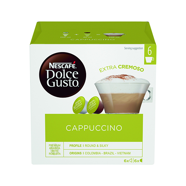 Nescafe Dolce Gusto Cappucino Capsules (48 Pack) 12352725