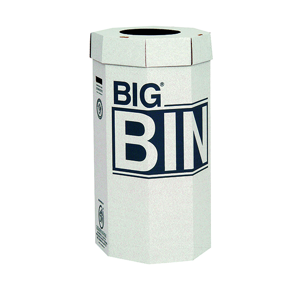 Recycling Bins Acorn Big Bin Cardboard Recycling Bin 160 Litre (5 Pack) 142958