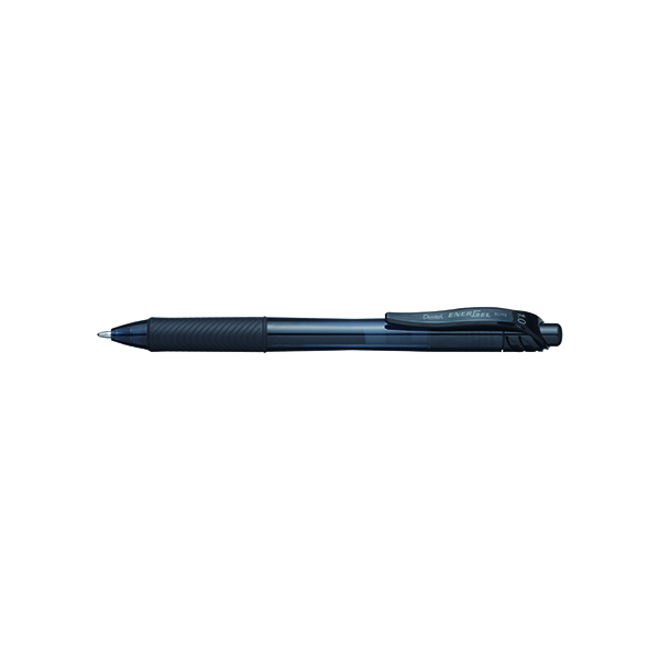 Pentel EnerGel X Retractable Gel Pen Broad Black (12 Pack) BL110-A
