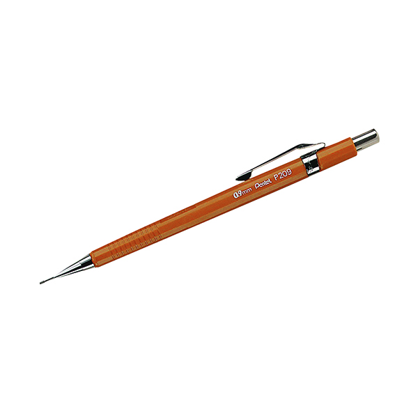 Mechanical Pencils Pentel P200 Automatic Pencil 0.9mm Yellow Barrel (12 Pack) P209