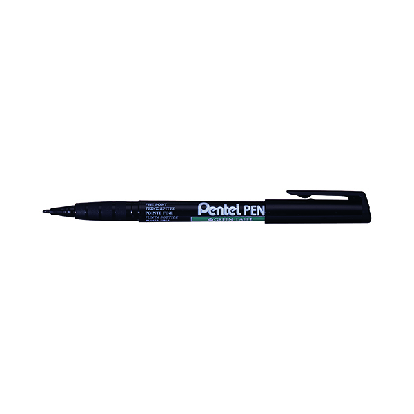 Other Tip Pentel Permanent Marker Fine Black (12 Pack) NMS50-A