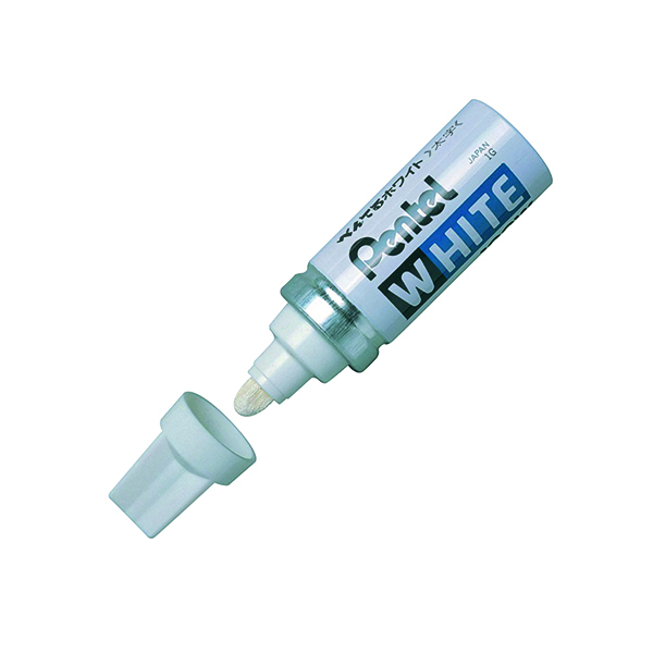 Pentel Paint Marker Bullet Tip Medium White (12 Pack) X100W