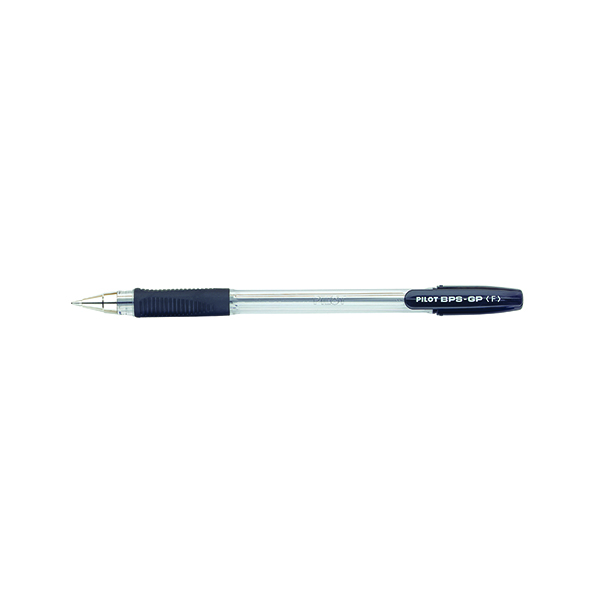 Pilot Black Medium Ball Pens (12 Pack) BPS-GPM01