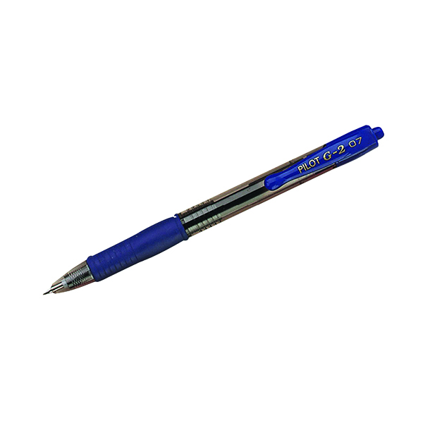 Pilot G207 Gel Ink Retractable Rollerball Pen Medium Blue (12 Pack) G2 BLUE