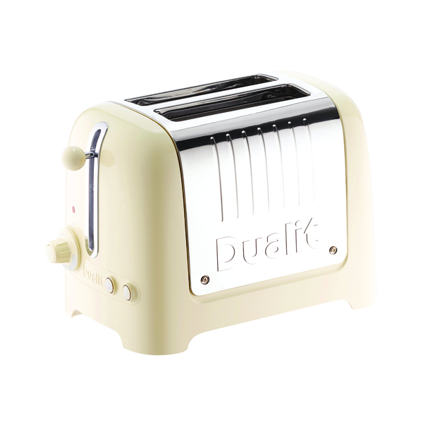 Dualit 2 Slice High Gloss Lite Toaster Cream DA2622