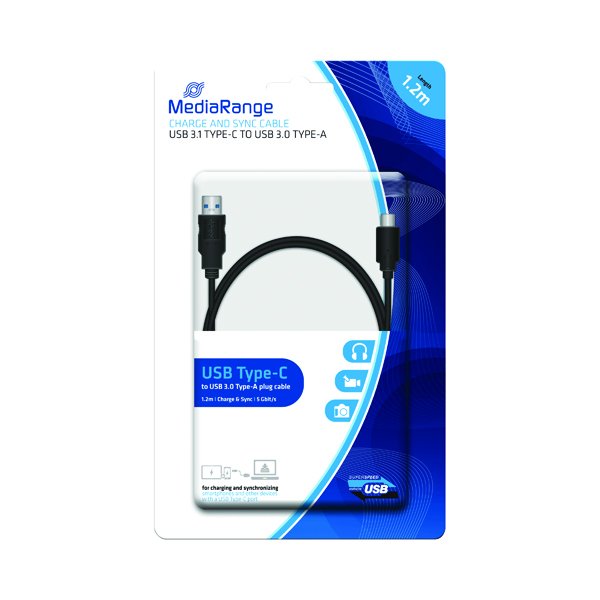 MediaRange Charge and Sync Cable USB 3.1 Type-C MRCS160