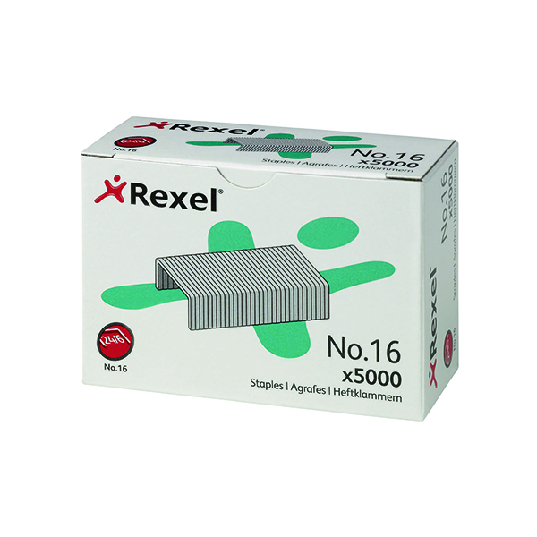 Staples Rexel Choices Staples No. 16 (5000 Pack) 6010