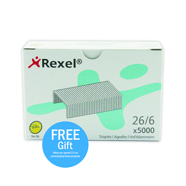 Staples Rexel Choices Staples No. 56 (5000 Pack) 6025