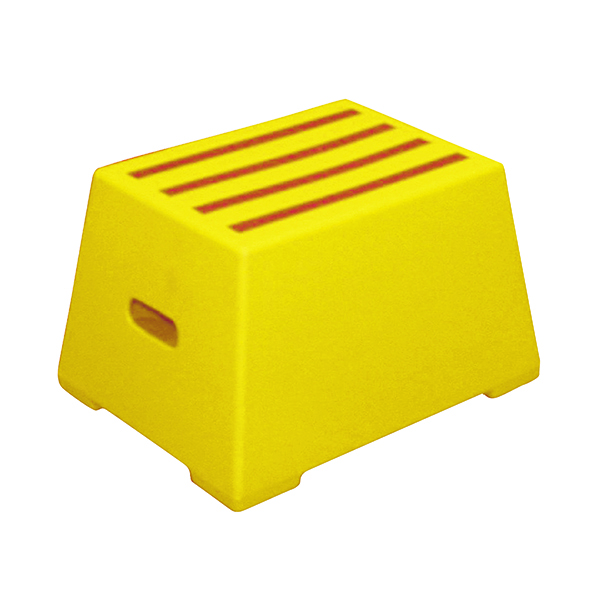Steps Yellow Plastic 1 Tread Safety Step 325094
