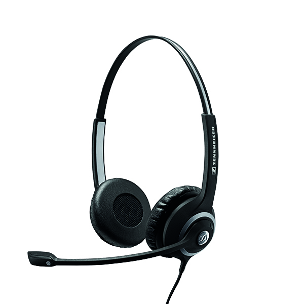 Headsets Sennheiser SC260 Binaural Headset Noise Cancelling Microphone 504402