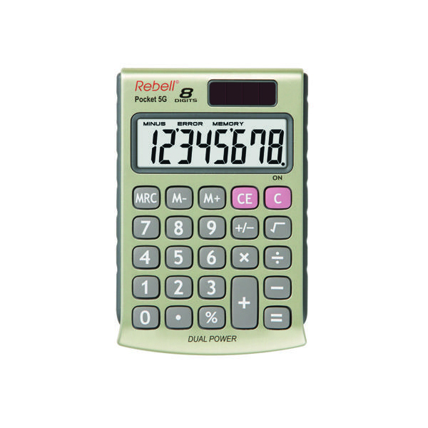 Handheld Calculator Rebell 5G Pocket Calculator RE-POCKET 5G