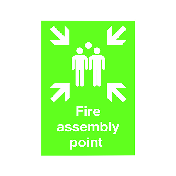 Fire Safety Sign Fire Assembly Point A2 PVC FR04548R