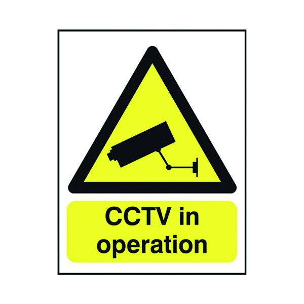 Signs Warning Sign CCTV In Operation A5 PVC GN00751R