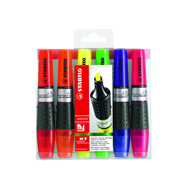 Highlighters Stabilo Luminator Highlighter Pen Assorted (6 Pack) 71/6