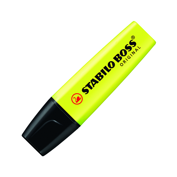 Stabilo Boss Original Yellow Highlighter (10 Pack) 70/24/10