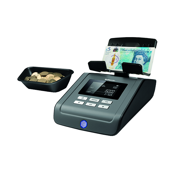 Cash Safescan Coin and Banknote Counter 6165 131-0573