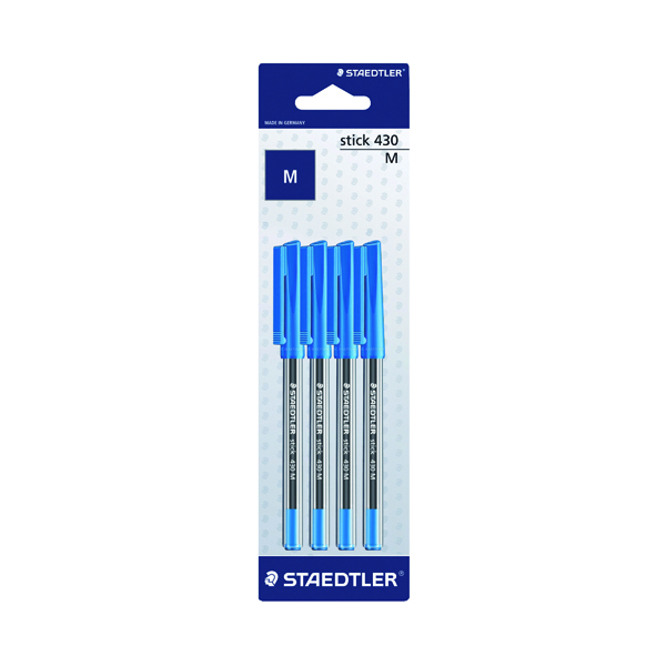Staedtler Stick Pen Blue (40 Pack) 431 M3BK 4LA