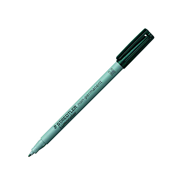 Non-Permanent Markers Staedtler Lumocolour Universal Pen Water Soluble Medium Black (10 Pack) 315-9