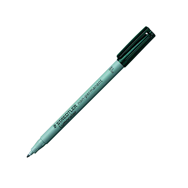 Non-Permanent Markers Staedtler Lumocolour Universal Pen Water Soluble Fine Black (10 Pack) 316-9