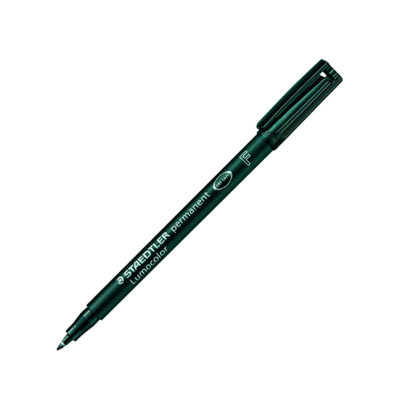 Permanent Markers Staedtler Lumocolour Universal Pen Permanent Fine Black (10 Pack) 318-9