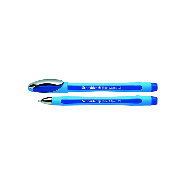 Schneider Slider Memo XB Ballpoint Pen Large Blue (10 Pack) 150203