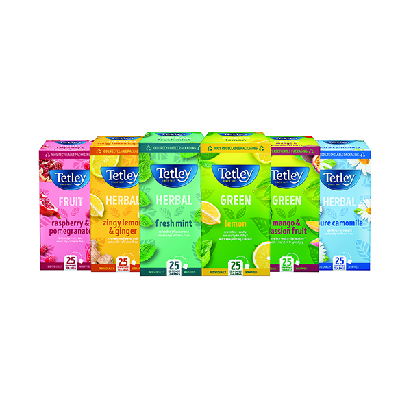 Tetley Fruit and Herbal Tea Starter Pack (150 Pack) 1581X