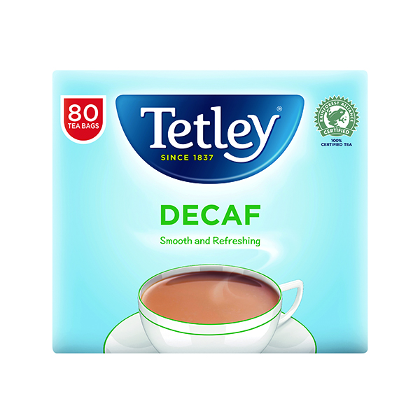Tetley Decaffeinated Tea Bag (80 Pack) 5012X