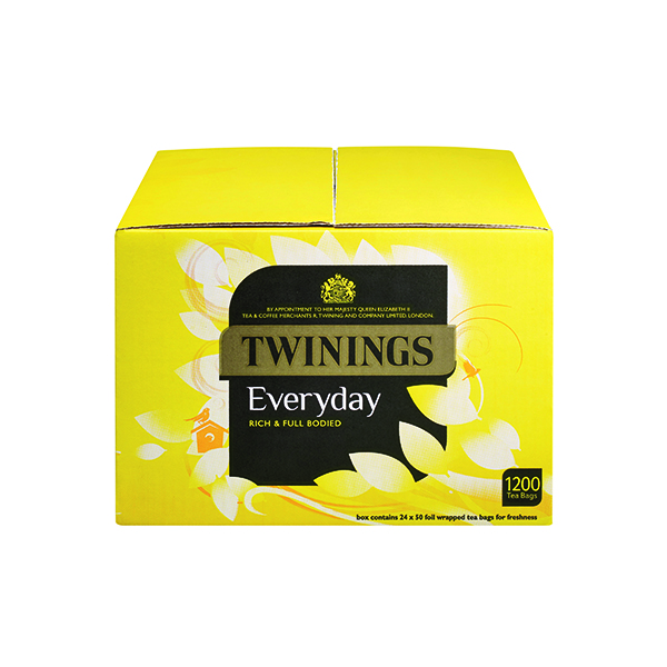 Tea Twinings Everyday Tea Bags (1200 Pack) F13681
