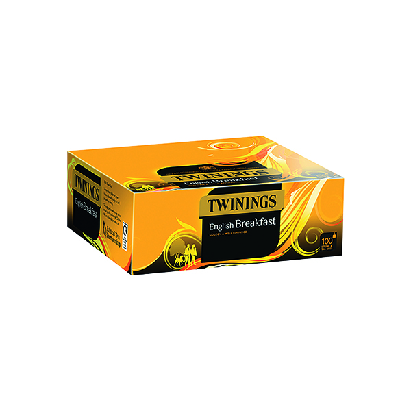 Twinings English Breakfast String and Tag (100 Pack) F14557