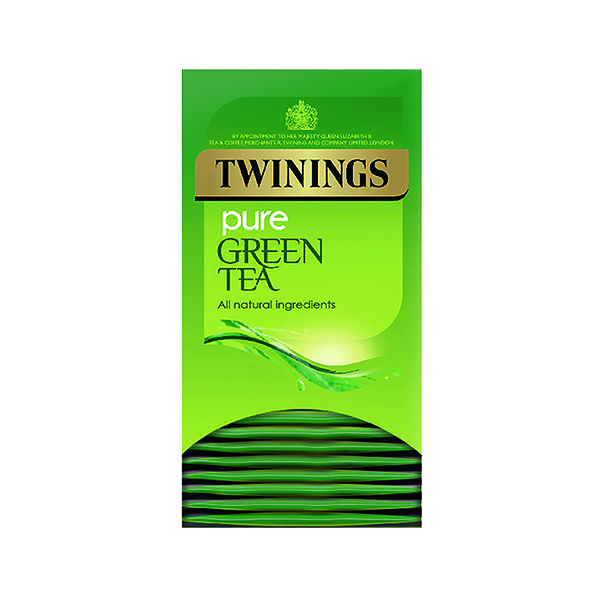 Twinings Pure Green Tea Bags (20 Pack) F09542