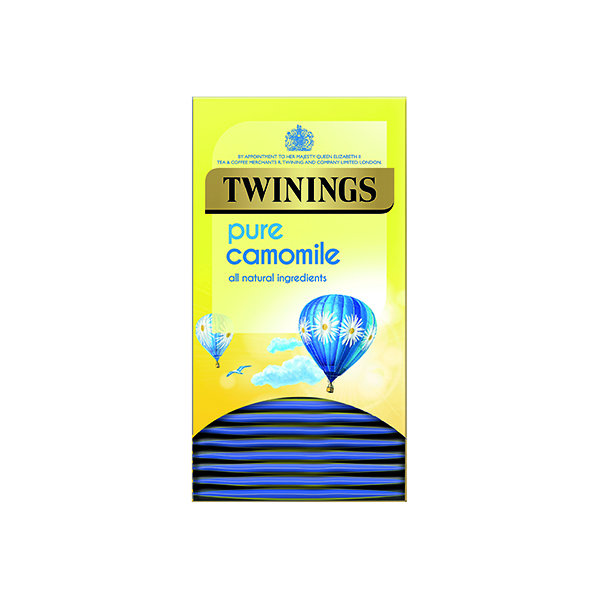 Twinings Pure Camomile Herbal Infusion Tea Bags (20 Pack) F14379