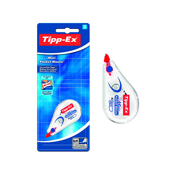 Correction Tape Tipp-Ex Mini Pocket Mouse Blister (10 Pack) 8128704